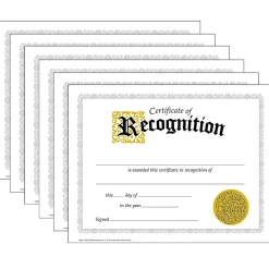 TREND Certificate of Recognition Classic Certificates, 30 Per Pack, 6 Packs (T-2564-6)