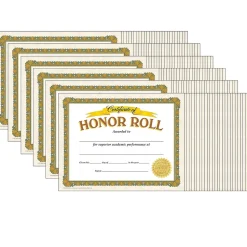 TREND Honor Roll Classic Certificates, 30 Per Pack, 6 Packs (T-11307-6)