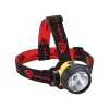 Trident® 3 AAA Alkaline Yellow Thermoplastic Head Lamp, 3 V, 300 mA Xenon Bi-Pin, LEDs