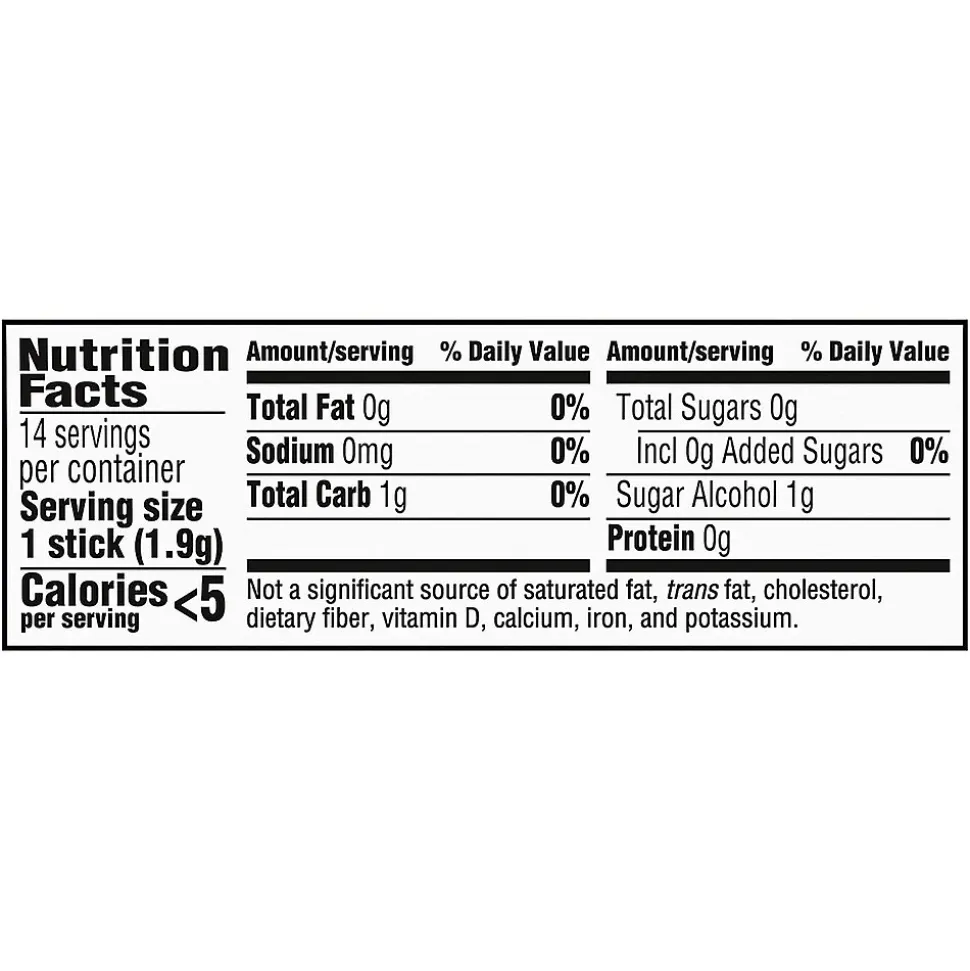 Trident Original Gum, 14 Pieces/Pack, 12/Box (MOZ01108)