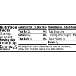 Trident Sugar Free Spearmint Gum, 14 Pieces/Pack, 12/Box (MOZ01106)