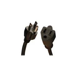 Tripp Lite 6' Extension Cord, 14 AWG, Black (P024-006)