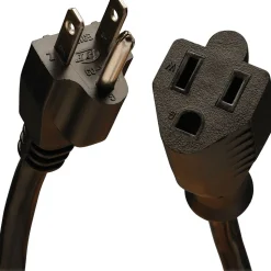Tripp Lite 3' Extension Cord, 14 AWG, Black (P024-003)