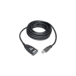 Tripp Lite 16' USB 3.0 A/A Male/Female Super Speed Active Extension Cable, Gray