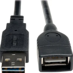 Tripp Lite 6' USB A to USB A Cable, Male to Female, Black (3635820)