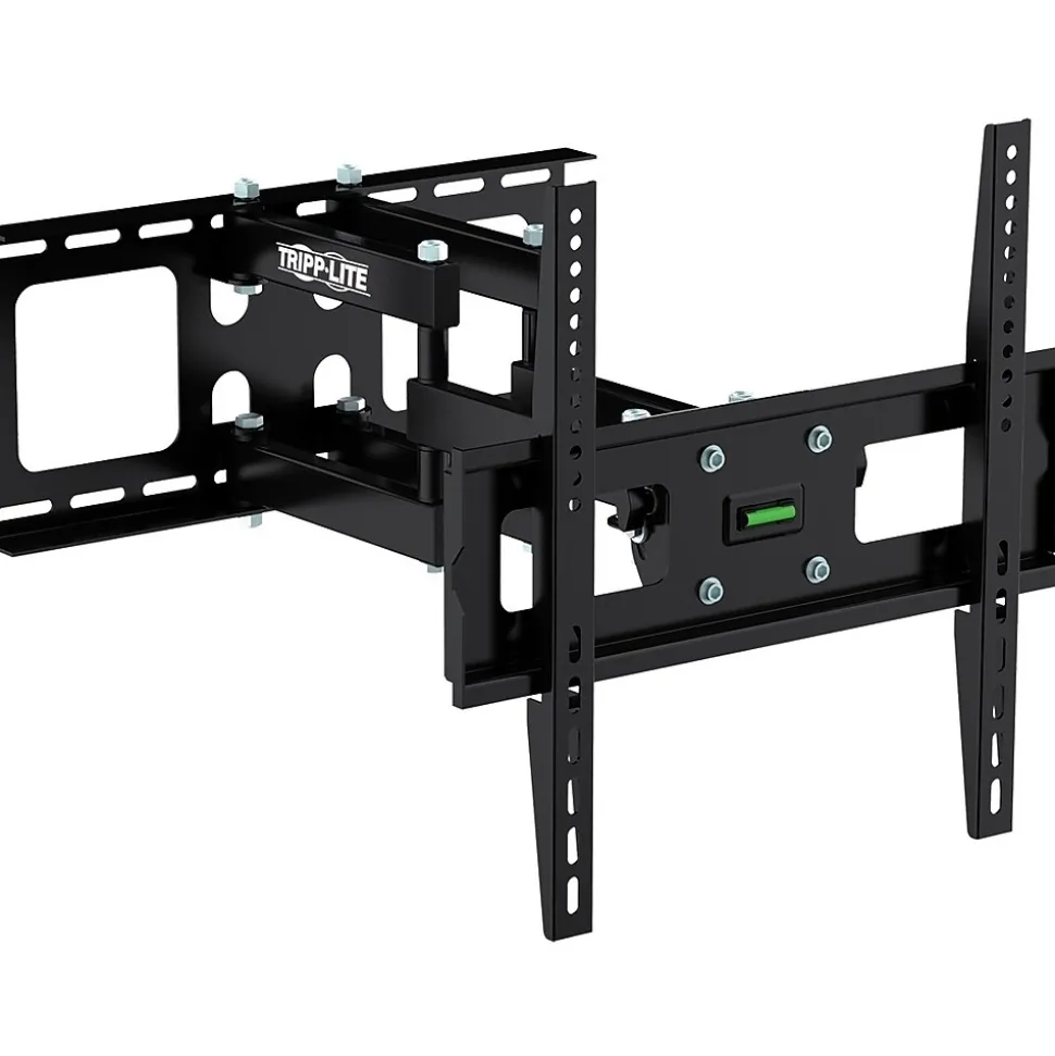 Tripp Lite Display TV Wall Monitor Mount Arm Swivel/Tilt 26" to 55" TVs, Black (DWM2655M)