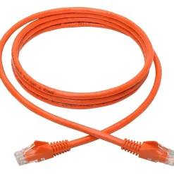 Tripp Lite 6ft Cat6 Snagless Molded Patch Cable UTP Orange RJ45 M/M 6' (N201-006-OR)