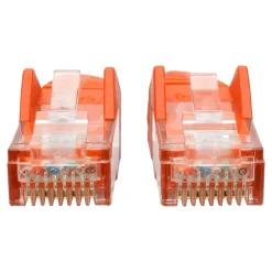 Tripp Lite 6ft Cat6 Snagless Molded Patch Cable UTP Orange RJ45 M/M 6' (N201-006-OR)