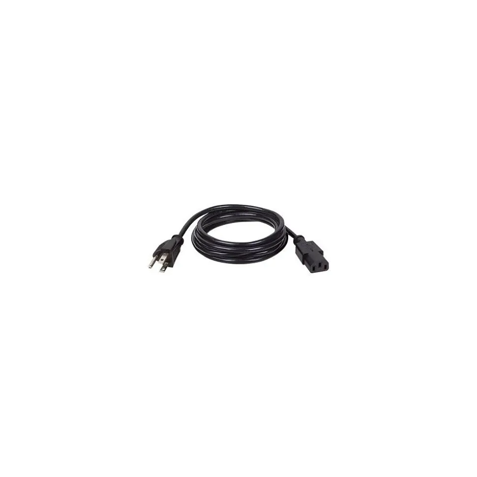Tripp Lite P006-010 10' NEMA 5-15P to IEC-320-C13 Power Cord, Black (P006-010)