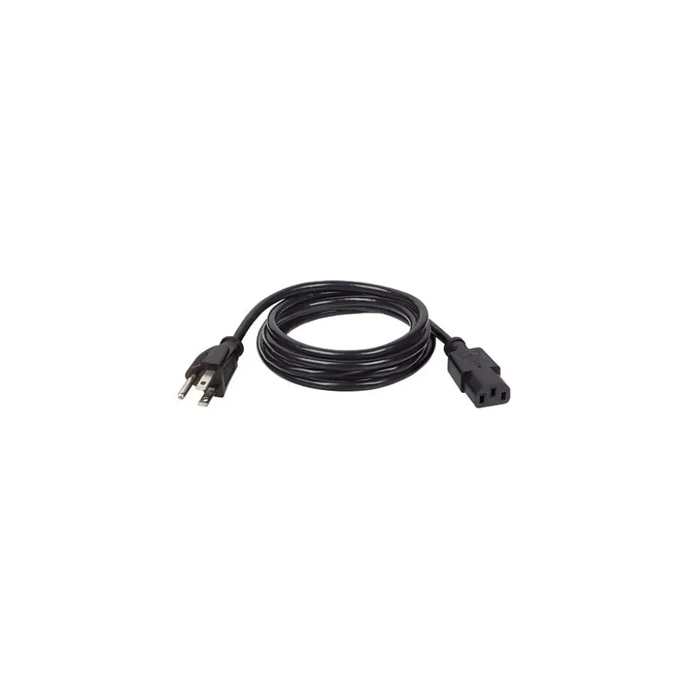 Tripp Lite P006-010 10' NEMA 5-15P to IEC-320-C13 Power Cord, Black (P006-010)