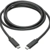 Tripp Lite U420-006-5A 5.9ft Thunderbolt 3 Data Transfer Cable, Black (U420-006-5A)