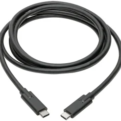 Tripp Lite U420-006-5A 5.9ft Thunderbolt 3 Data Transfer Cable, Black (U420-006-5A)