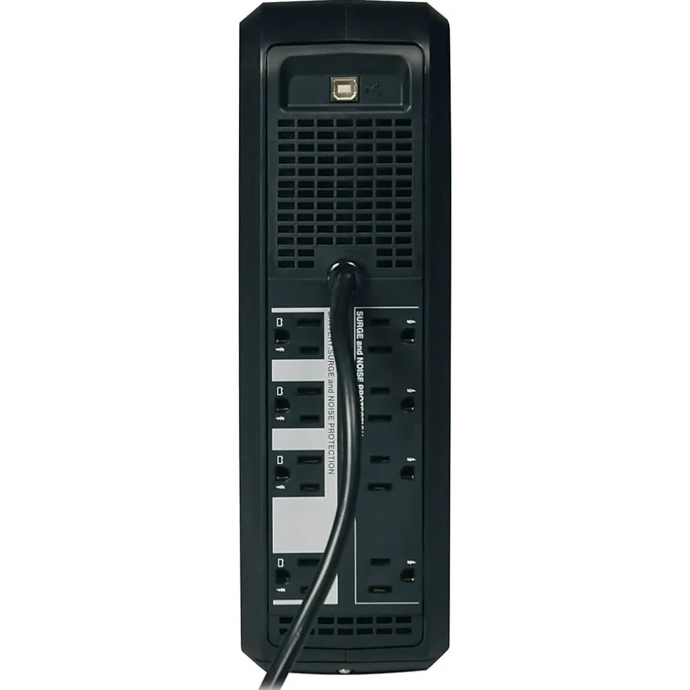 Tripp Lite UPS 900VA Battery Backup UPS, 8-Outlets, Black (OMNI900LCD)