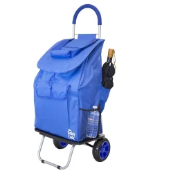 Trolley Dolly Bigger Folding Hand Truck, 200 lb. Capacity, Blue (01-560)