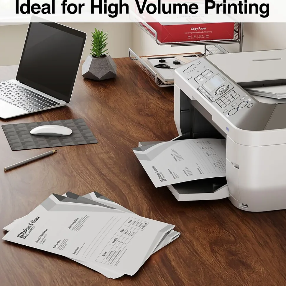 TRU RED™ 8.5" x 11" Copy Paper, 20 lbs., 92 Brightness, 500 Sheets/Ream (TR56957)