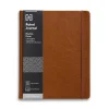 TRU RED™ 8” x 10” Large Flexible Cover Narrow Ruled Journal, Cognac (TR61953)