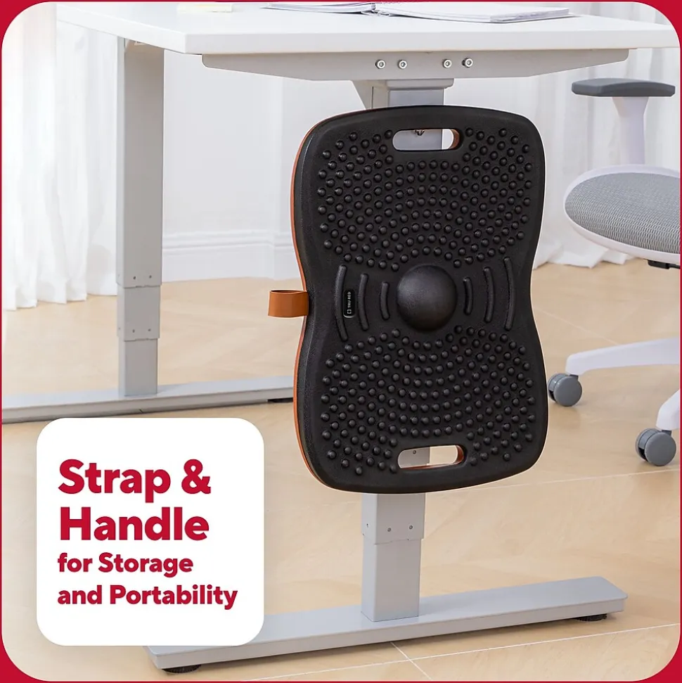 TRU RED™ Anti-Fatigue Balance Board, Black, 320 lbs. Capacity (TR62100)