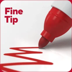 TRU RED™ Dry Erase Marker, Fine Tip, Assorted, 12/Pack (TR61434-CC)