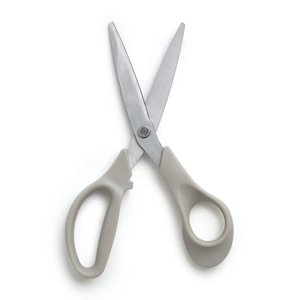 TRU RED™ Ergonomic 8" Stainless Steel Scissors, Straight Handle (TR55031)