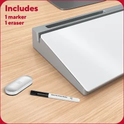 TRU RED™ Glass Desktop Dry-Erase Whiteboard (TR62579)