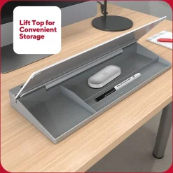 TRU RED™ Glass Desktop Dry-Erase Whiteboard (TR62579)