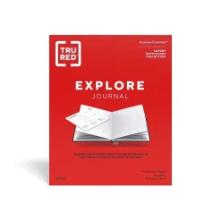 TRU RED™ Large Explore Journal, Dotted, Black (TR58430-CC)