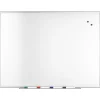 TRU RED™ Magnetic Steel Dry Erase Board, Satin Frame, 4' x 3' (TR61175)