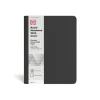 TRU RED™ Medium Folio Soft Cover Ruled Notebook, Black (TR54993)