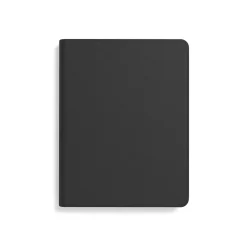 TRU RED™ Medium Folio Soft Cover Ruled Notebook, Black (TR54993)