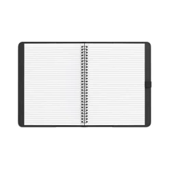 TRU RED™ Medium Folio Soft Cover Ruled Notebook, Black (TR54993)