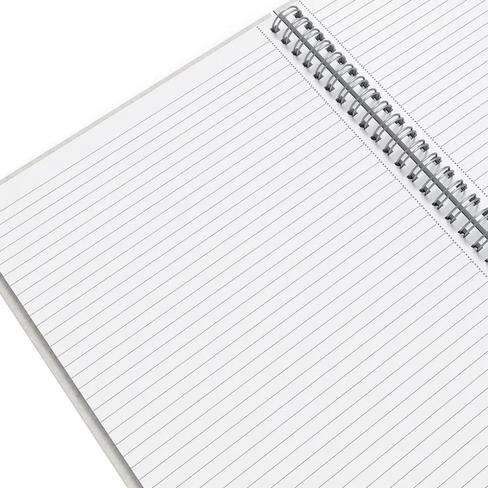 TRU RED™ Medium Hard Cover Ruled Notebook, Gray/Purple (TR55742)