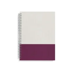 TRU RED™ Medium Hard Cover Ruled Notebook, Gray/Purple (TR55742)