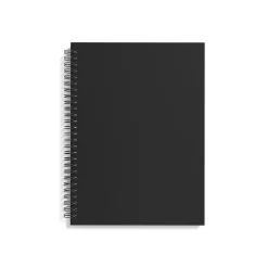 TRU RED™ Medium Soft Cover Ruled Notebook, Black (TR54987)