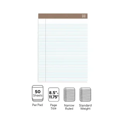 TRU RED™ Notepad, 8.5