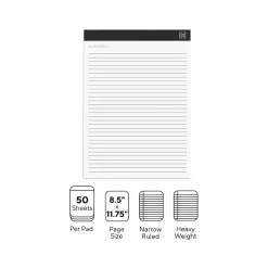 TRU RED™ Notepads, 8.5