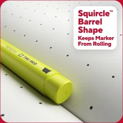 TRU RED™ Pocket Stick Highlighter with Grip, Chisel Tip, Yellow, 5/Pack (TR54578)