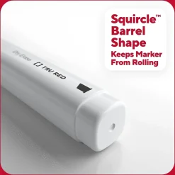 TRU RED™ Tank Dry Erase Markers, Chisel Tip, Black, 12/Pack (TR61440-CC)