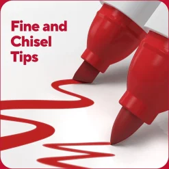 TRU RED™ Tank Dry Erase Markers, Twin Tip, Assorted, 4/Pack (TR61439/TR57838)