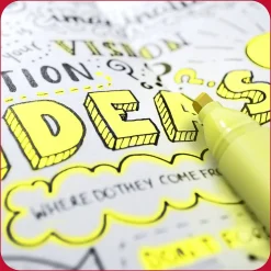 TRU RED™ Tank Highlighter with Grip, Chisel Tip, Assorted, 5/Pack (TR54583)