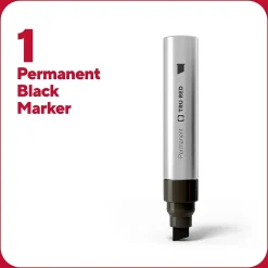 TRU RED™ XL Tank Permanent Marker, Chisel Tip, Black (TR56933)