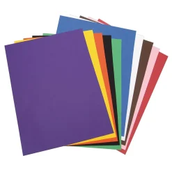 Tru-Ray 9" x 12" Construction Paper, Assorted Colors, 50 Sheets (P103031)