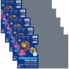 Tru-Ray® Construction Paper, Slate, 12" x 18", 50 Sheets Per Pack, 5 Packs (PAC103060-5)