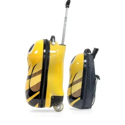 TUCCI Busybee 2-Piece Hardside Spinner Carry-On Luggage Set, TSA Checkpoint Friendly (T0380-busybee)