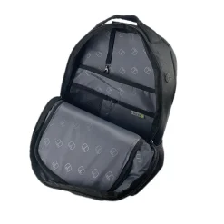 Tucci CITY RIDER Laptop Backpack, Medium, Black (T0566)