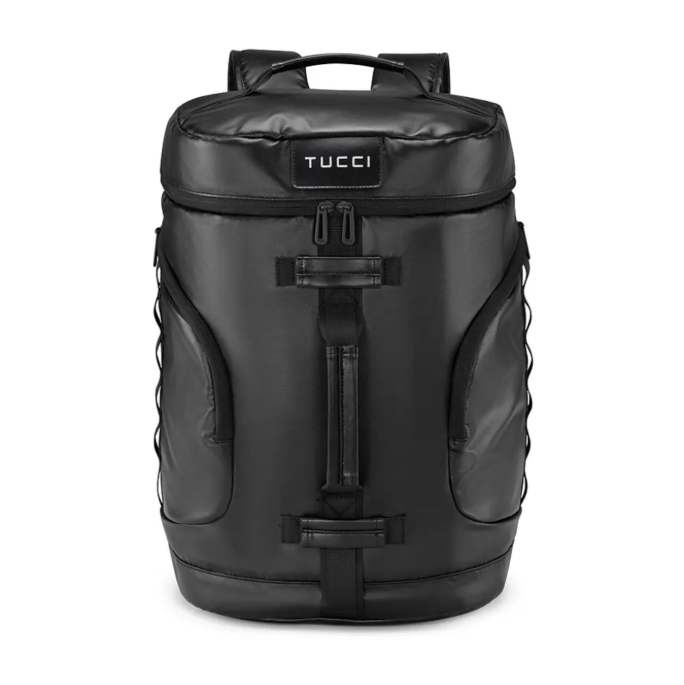 Tucci DashBag Laptop Backpack, Medium, Black (T0640)