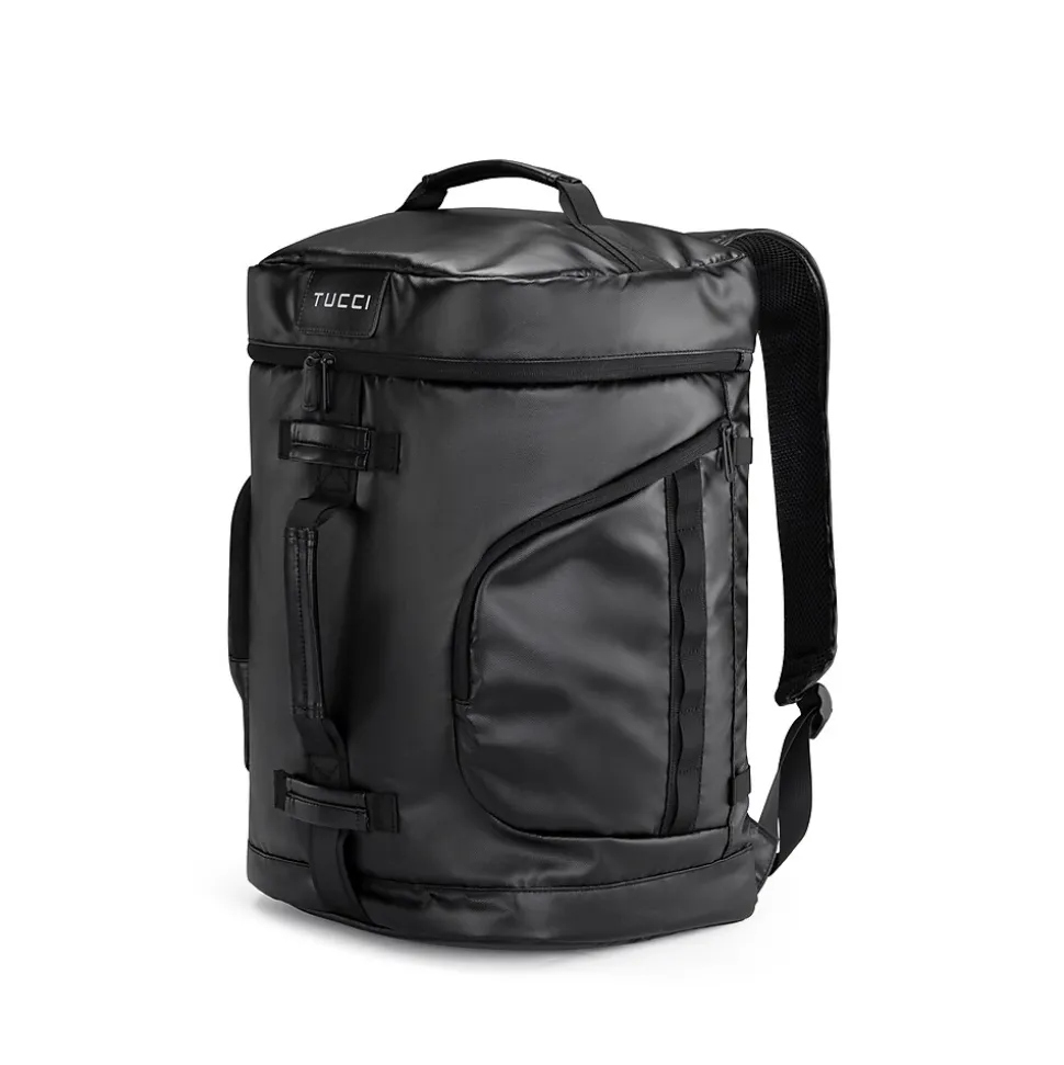 Tucci DashBag Laptop Backpack, Medium, Black (T0640)
