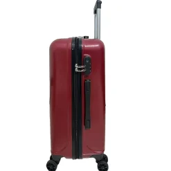 TUCCI FORTE Banda 3-Piece Hardside Spinner Luggage Set, TSA Checkpoint Friendly, Red (F0002-03PC-RED)