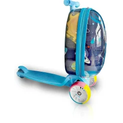 TUCCI Hardside Carry-On Suitcase, 4-Wheeled Spinner, TSA Checkpoint Friendly (T0528-GALAXYKID)