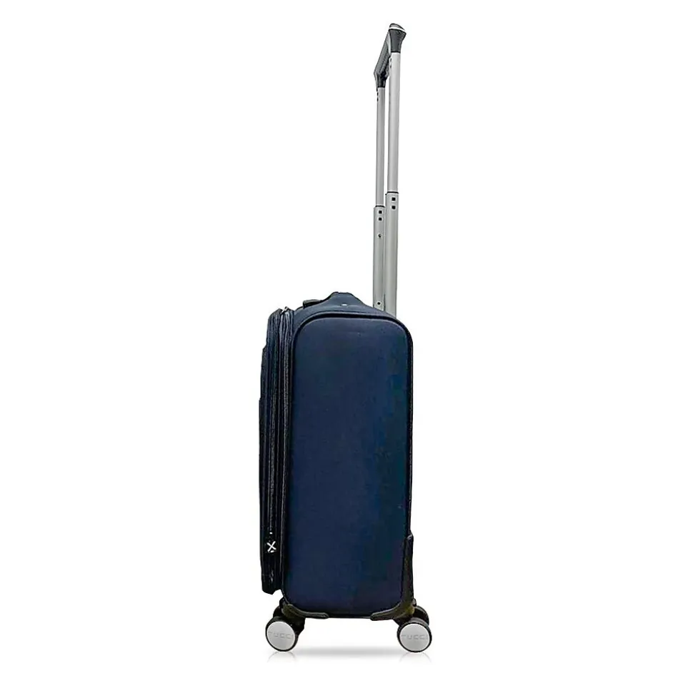 TUCCI Hardside Carry-On Suitcase, 4-Wheeled Spinner, TSA Checkpoint Friendly (T0473-20in-BLU)