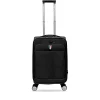 TUCCI Hardside Carry-On Suitcase, 4-Wheeled Spinner, TSA Checkpoint Friendly (T0473-20in-BLK)